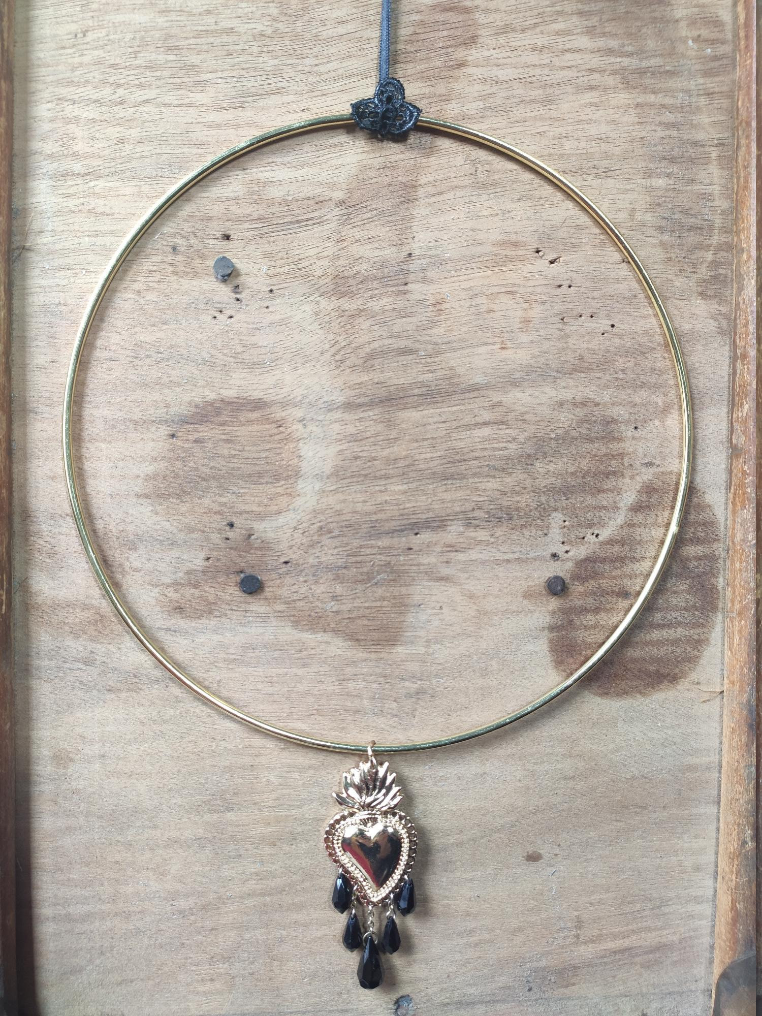 Ex-Voto, Sacré Coeur, Décoration Murale, Cercle Doré