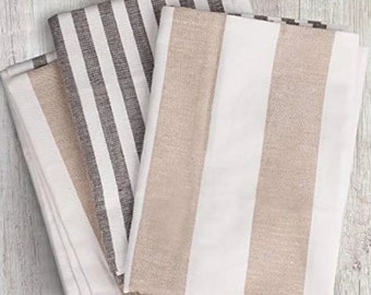 Rustic Linen Napkins // Kitchen Towels//Set of 2