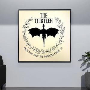The Thirteen Printable Wall Art | Throne of Glass Witch-Inspired Digital Download