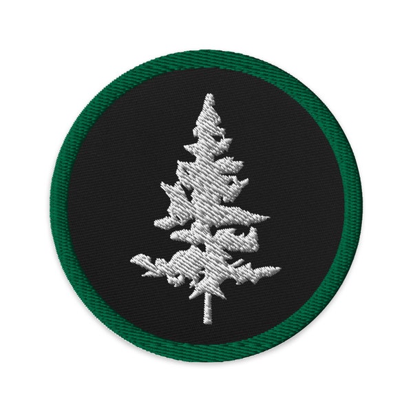 Pine Tree Embroidered patches