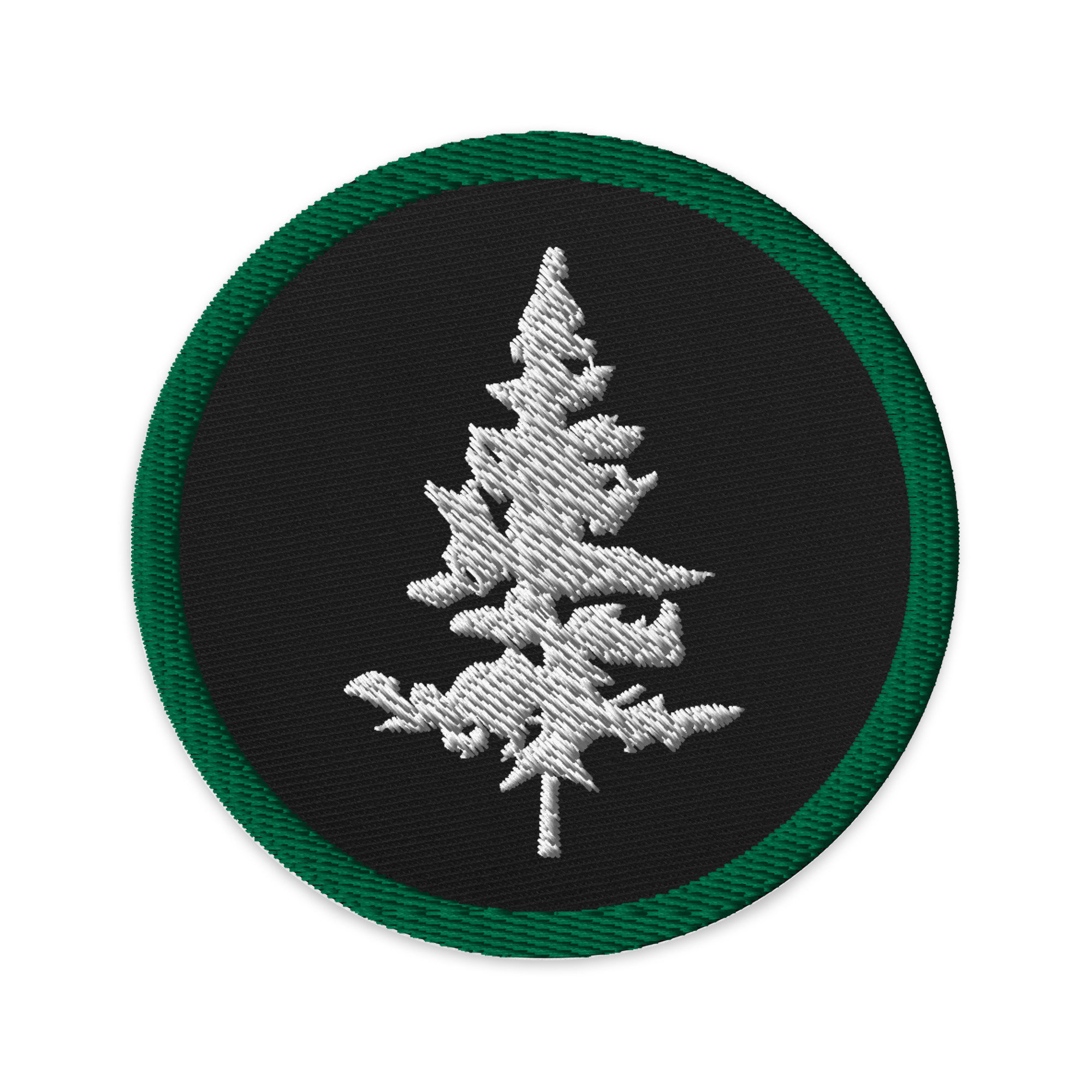 Pine Tree Embroidered Patches - Etsy