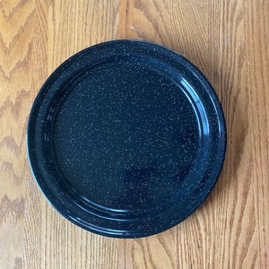 Cuillère à Soupe en Métal émaillé noir - GRANITEWARE