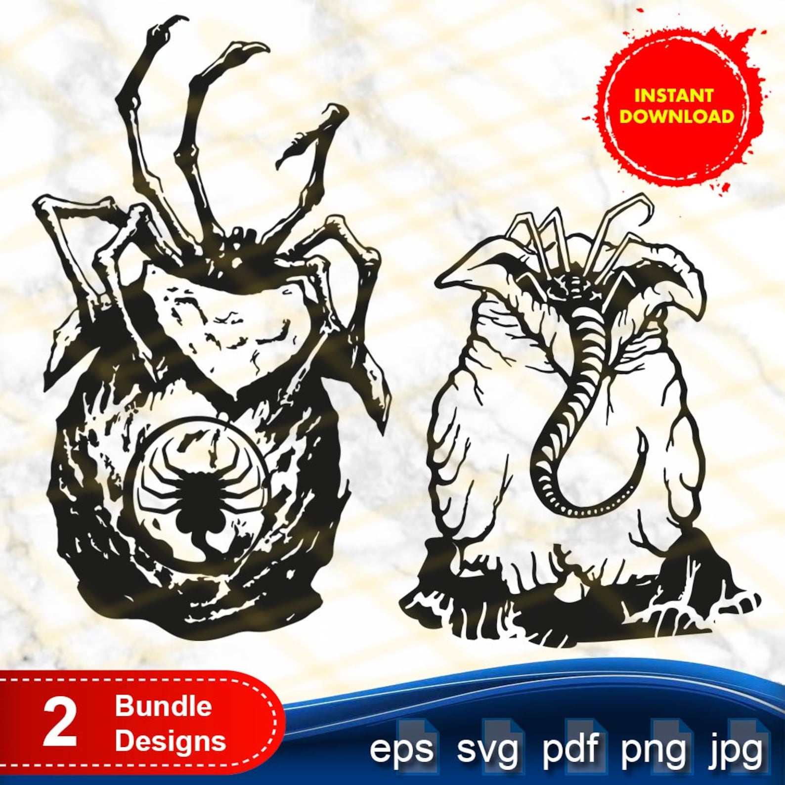 Xenomorph Egg Facehugger Birth Svg Png Eps Pdf Jpg Vector Etsy UK