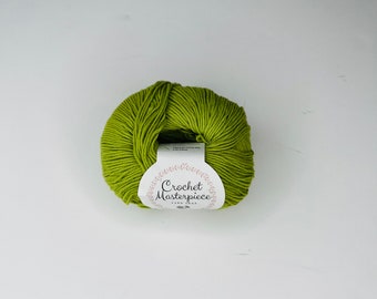 MINT GREEN YARN | Unique Cotton Yarn | Crochet Masterpiece | Crocheting Supplies | Modern Nylon & Cotton One Of A Best Handmade Yarn