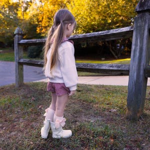 Ruffle Collar Sweatshirt Sewing Pattern: Toddler & Girls (PDF Pattern) image 10