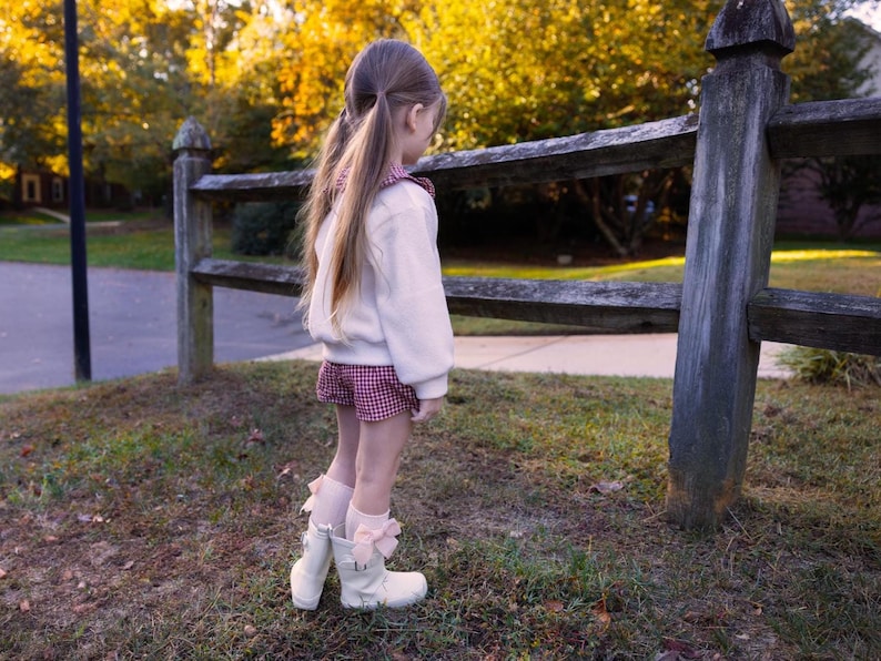 Ruffle Collar Sweatshirt Sewing Pattern: Toddler & Girls (PDF Pattern) image 10