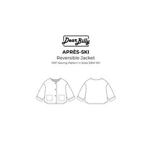 Reversible Jacket PDF Sewing Pattern 3/6M-10Y - Etsy