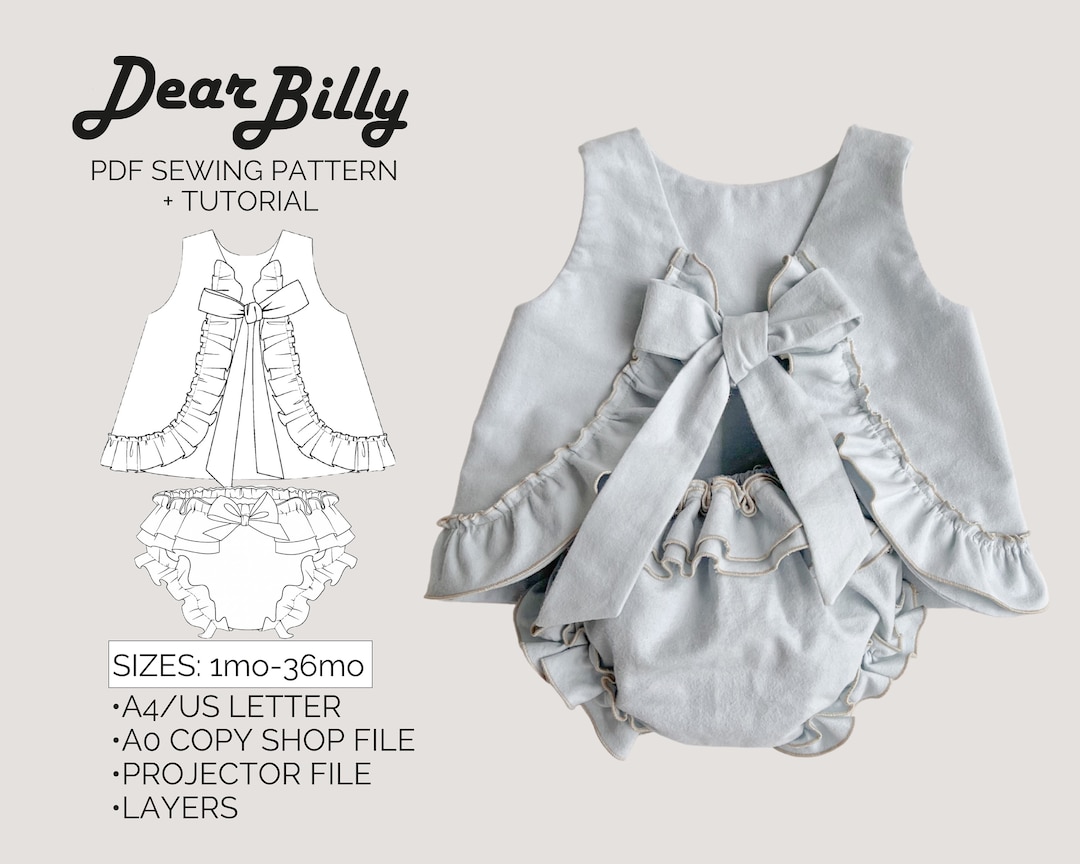 Angel Dear Pinafore & High Waisted Diaper Cover - Narwhal Floral main image 1