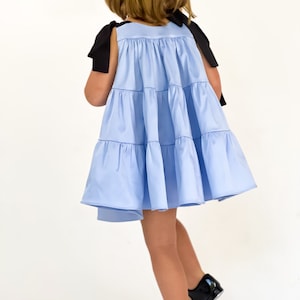 Girls Tiered Shoulder Strap A-line Dress PDF Sewing Pattern - Etsy