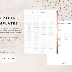 Aesthetic Portrait Digital Notebook, Goodnotes, iPad, Stickers (Digital Download) image 3