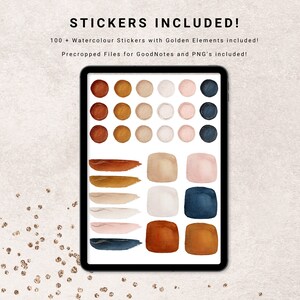 Aesthetic Portrait Digital Notebook, Goodnotes, iPad, Stickers (Digital Download) image 4