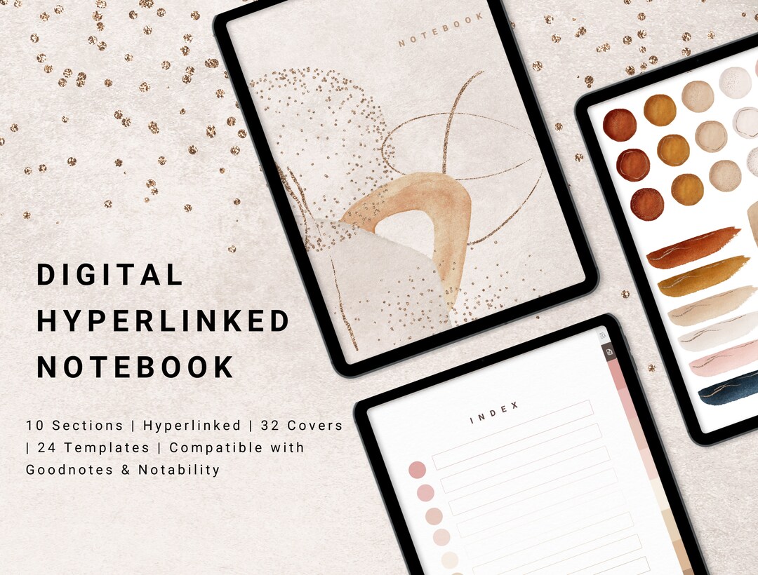 Aesthetic Portrait Digital Notebook, Goodnotes, Ipad, Stickers (digital ...