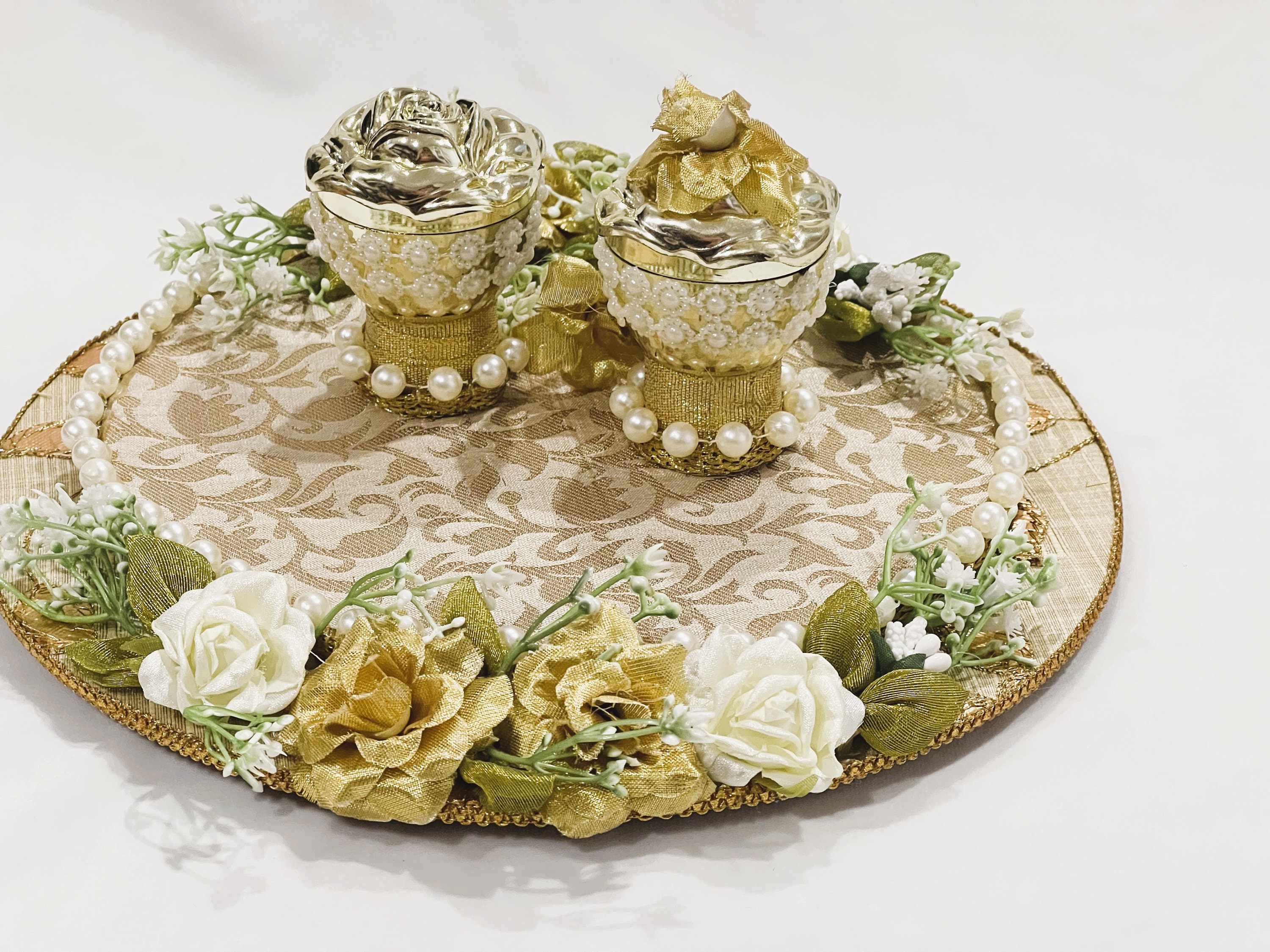 Engagement Ring Platter Decorative Ring Holder in Gold Etsy Canada