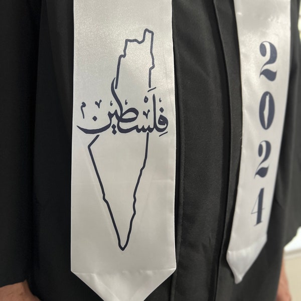 Palestine Graduation Stole Etsy