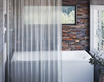 Linen Carnation Home Fashions Odyssey 3 D Laser Print PEVA Shower Curtain Linen Carnation Home Fashions Odyssey 3 D Laser Print PEVA Shower Curtain