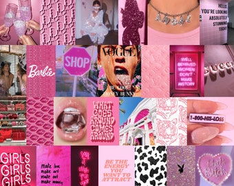 40 BLUE BOUJEE BADDIE Collage Aesthetic. Trendy Vogue - Etsy