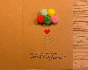 Ballon • Geburtstagskarte