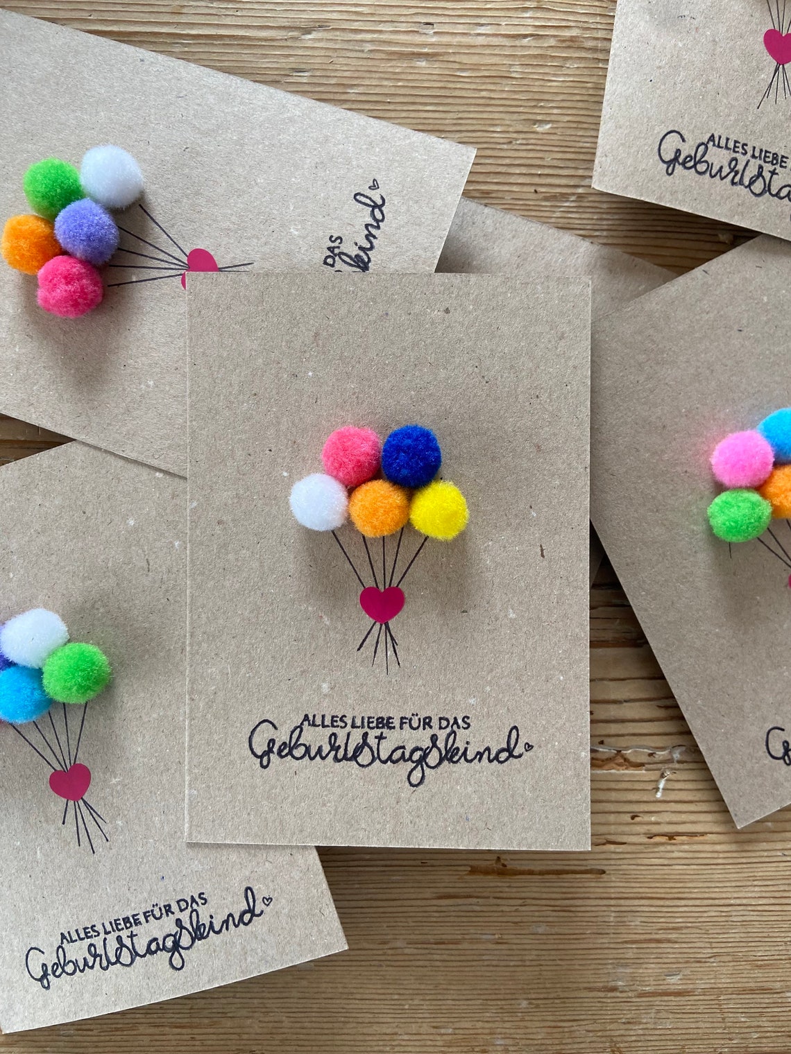 Ballon Geburtstagskarte Etsy.de