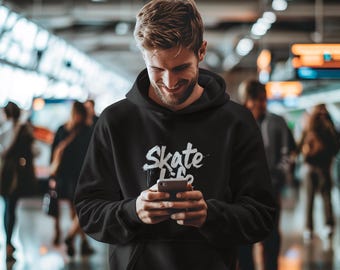Roller Skating Hoodie –  Skate Hoodie, Roller Skate T-Shirt, Quad Skating Tee, Skater Hoodie Gift