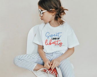 Sweet land of Liberty svg, july 4th shirt svg, July 4th png, patriotic png