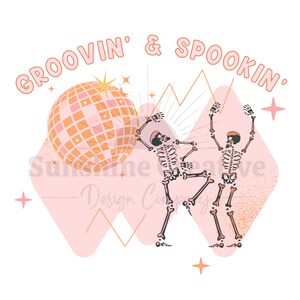 Groovin’ & Spookin’ Disco ball Scarecrow PNG, groovy spooky pumpkin Halloween sublimation digital download, Halloween shirt design digital