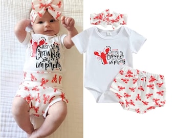 crawfish outfit for baby girl