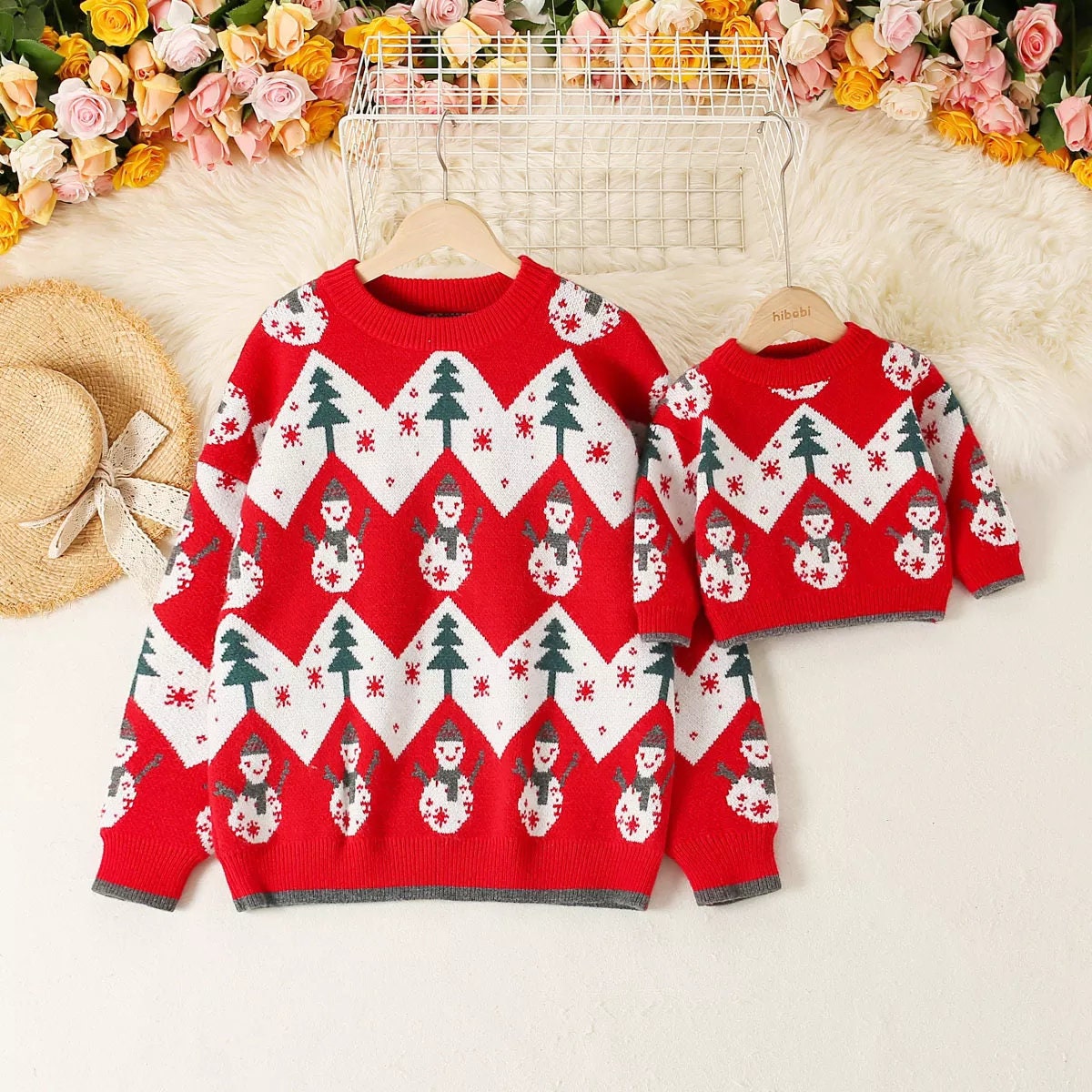 Mommy and Me Christmas Sweater - Etsy