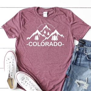 Colorado Shirts, Colorado State Map T-Shirt, Colorado Gifts, Colorado Apparel, Colorado Clothing, Colorado T-Shirt, Colorado Home Shirt