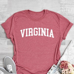 Virginia Shirt, Virginia Lovers Tee, Home State T-Shirt, Virginia Map TShirt, Virginia State Travel Gifts, Virginia Home Sweatshirt,Mom Gift