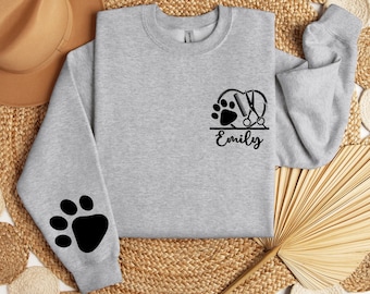 Personalized Dog Groomer Sweatshirt, Dog Groomer Sweatshirt, Pet Grooming Sweatshirt,  Dog Coiffeur Gift, Gift For Dog Groomer