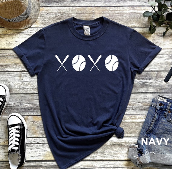 XOXO Baseball Shirt Baseball Fan Shirt Cute Baseball Shirts 