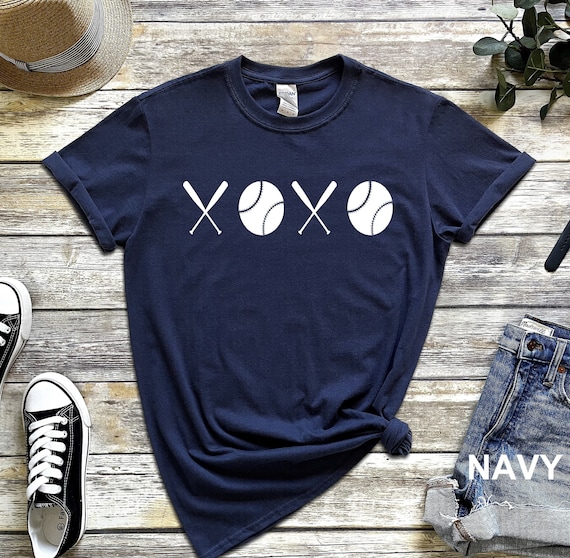 XOXO Baseball Shirt Baseball Fan Shirt Cute Baseball Shirts 