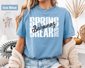 Comfort Colors® Custom Spring Break Shirt, Family Cruise Tee, Vacation Cruise T-Shirt