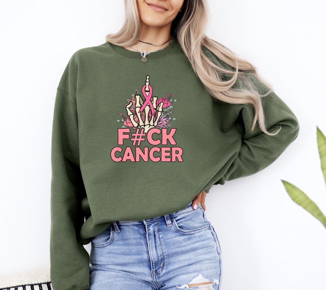 Poster For Sale Avec L'œuvre « Fuck Cancer Breast Cancer Awareness Gift Design Print » De L'artiste Lisbob