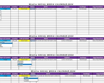 Social Media Content Planning