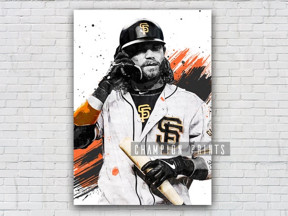 Brandon Crawford Poster San Francisco Giants Print Kids 