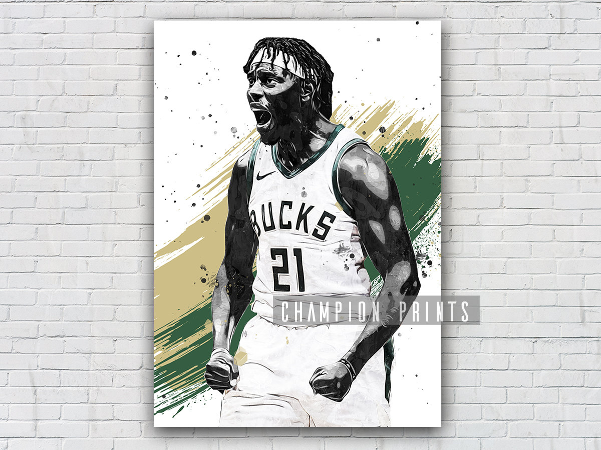 Jrue Holiday - Bucks Jersey Sticker for Sale by GammaGraphics