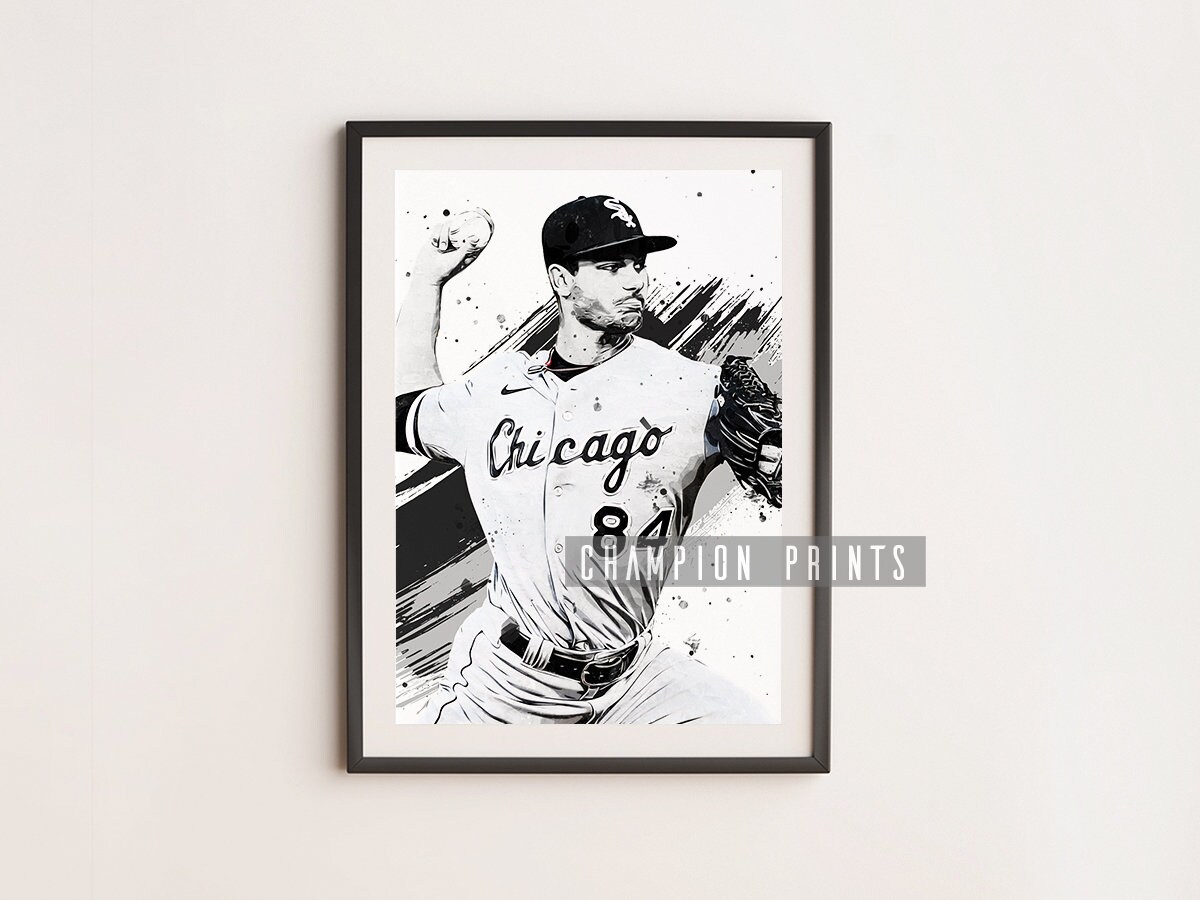 Dylan Cease Poster Chicago White Sox Print Kids Gift Gym -  Sweden