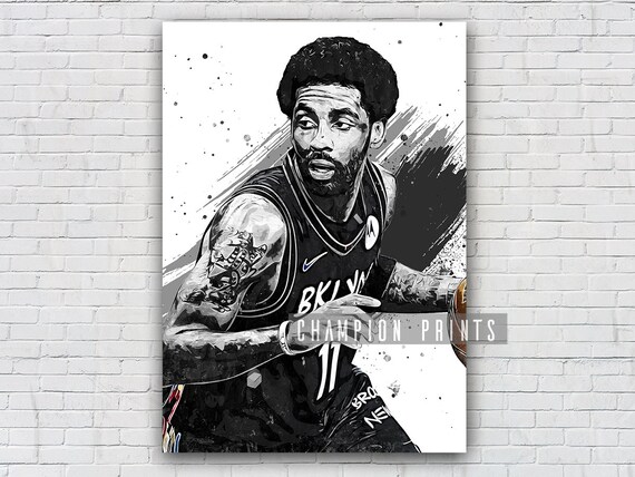 Kyrie Irving Poster Basketball Gifts Kyrie Irving Print Basketball