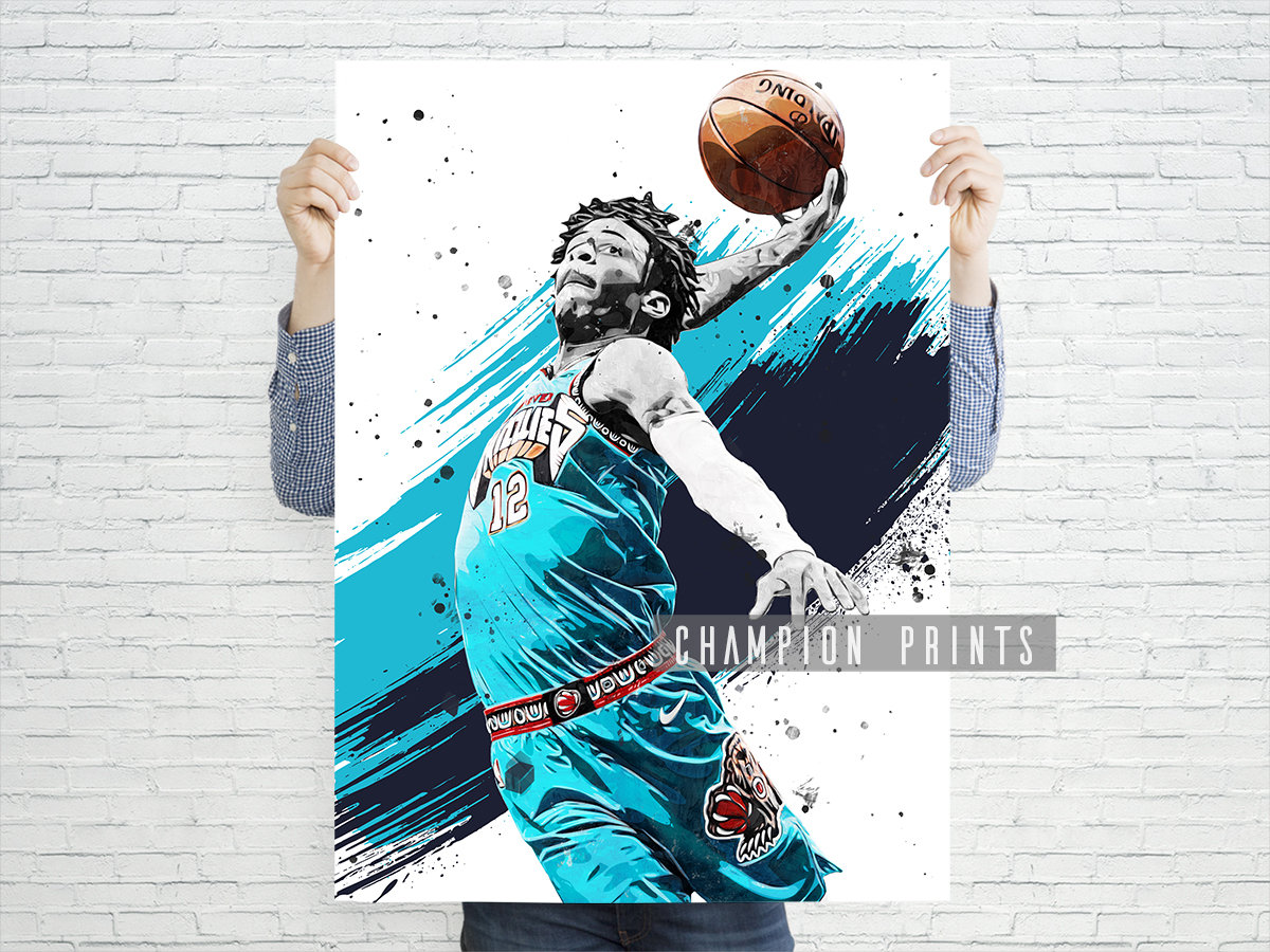  Ja Morant Poster Dunk Basketball Cool Cover Artworks