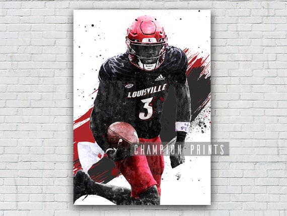 Louisville Cardinals Football Schedule Posters - Different Years - Choice
