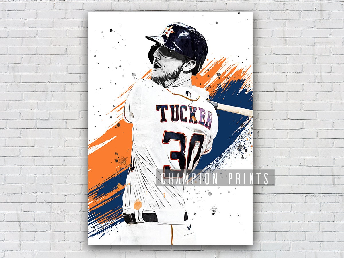 Kyle Tucker Poster Houston Astros Print Kids Gift Gym Man 