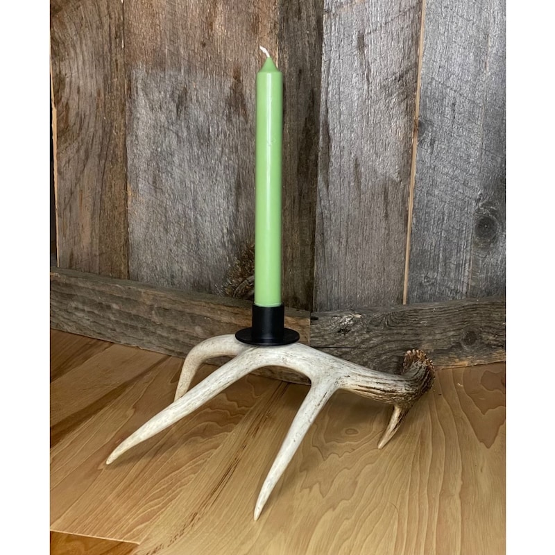 Polyresin Gold Deer Antler Candle Holder main image 0