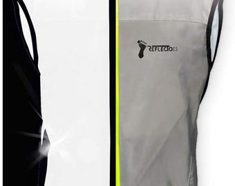 Reflective Windbreaker Vest for Running and Cycling