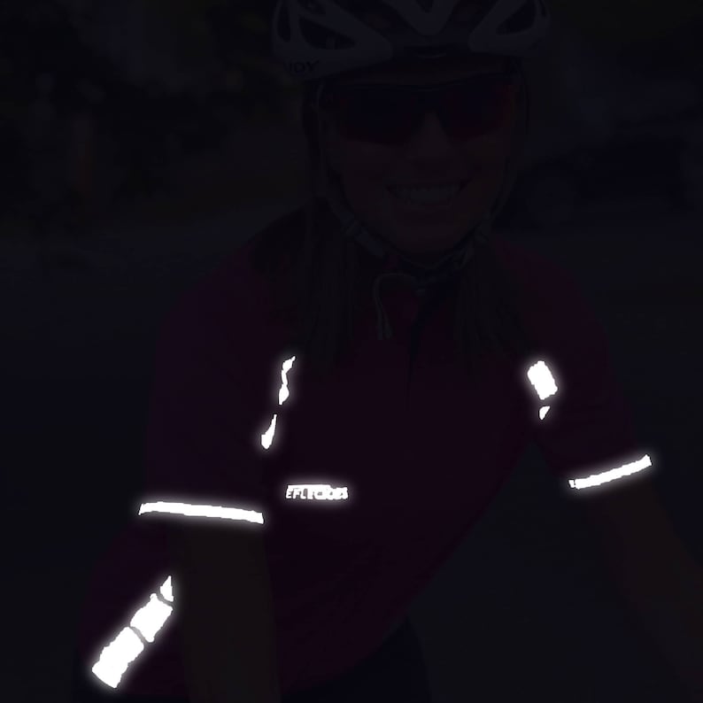 Reflectoes High Visibility Cycling Jersey Reflective Hiviz Etsy