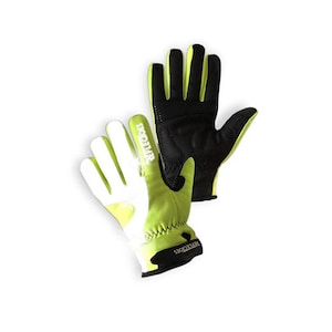 Fluorescent Reflective Winter Gloves - High Viz for Cycling, Running, Walking, Winter Bike Rides, Cold Weather Training and Outdoor Sports