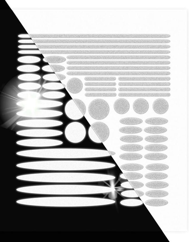 Reflectoes Reflective Decals for Clothing Etsy