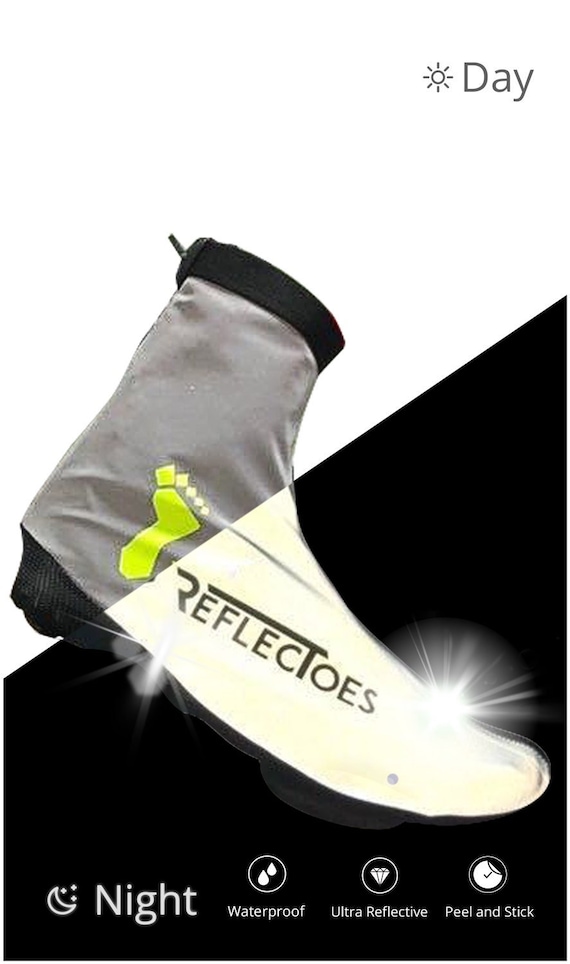 Full Reflective Winter Bike Shoe Covers for Men & Women