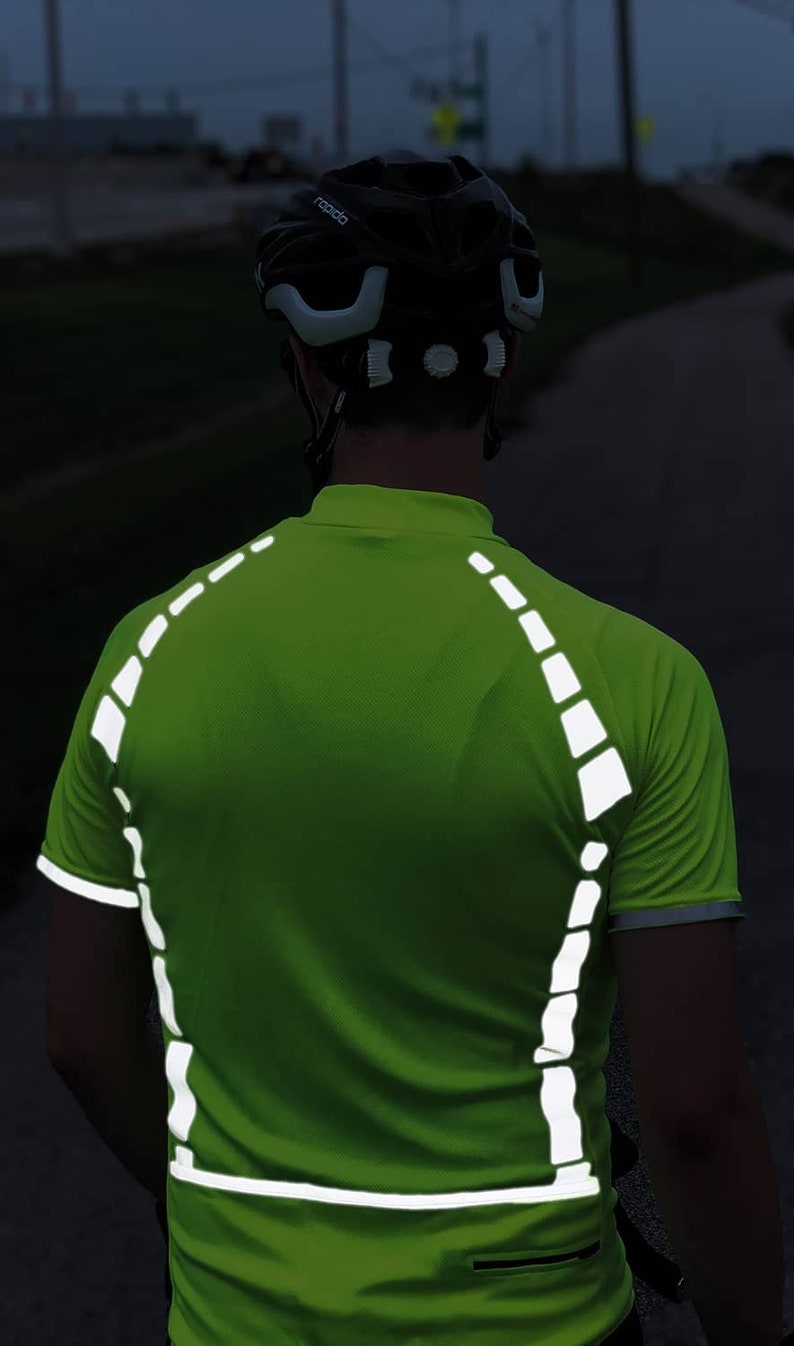 Reflectoes High Visibility Cycling Jersey Reflective Hiviz Cycling