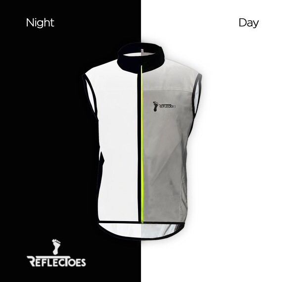 Reflective Windbreaker Vest for Running and Cycling
